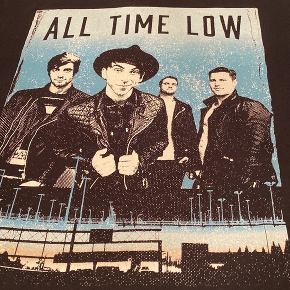 Vintage All Time Low Concert Shirt - Picture 2 of 4